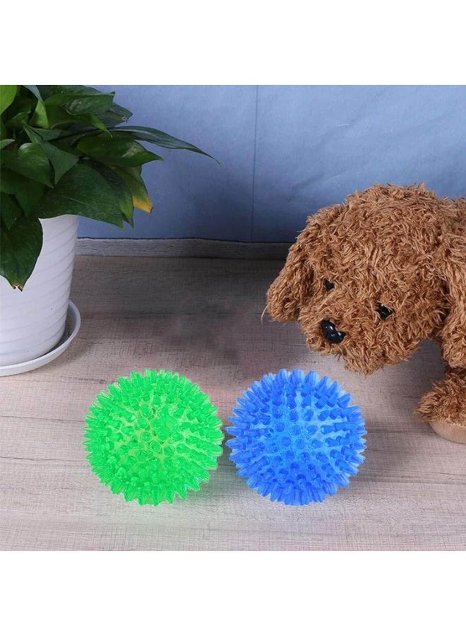 3 PCS Pet  Chewing Balls Dog Soft Stab Cleaning Teeth Toys Balls with High Bounce for Small Medium Large Pet Dog Cat Toys(Small,2.55in) - Image 5