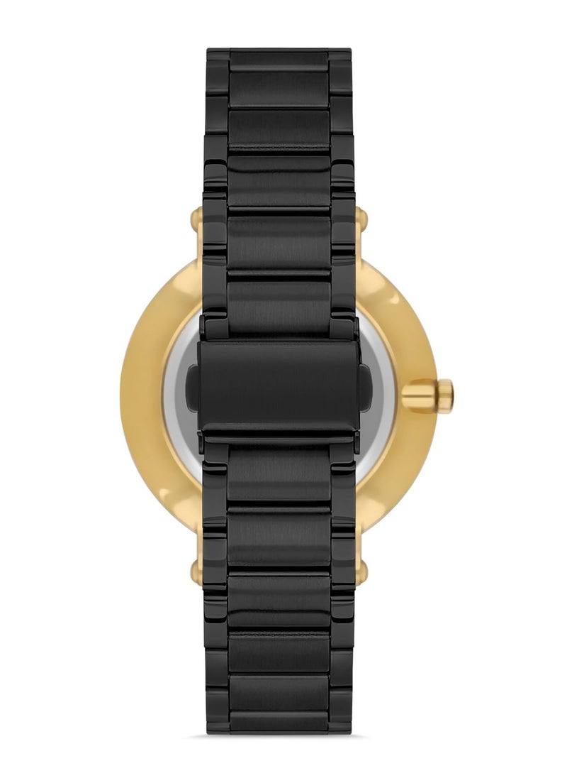 OMAX - Omax Men's Luxury Wrist Watch, Watches for Men, Stainless Watches, Silver Steel Band, Gold Date & Time Dial, Waterproof Watch, 1 Year Warranty - Image 1