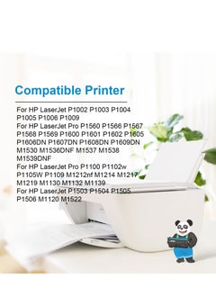Asta ASTA P1005 Toner Cartridge CB435A 35A Compatible For HP LaserJet P1002 P1003 P1004 P1005 P1006 P1009 Printer 435A 435 Black Premium Office  - Image 2
