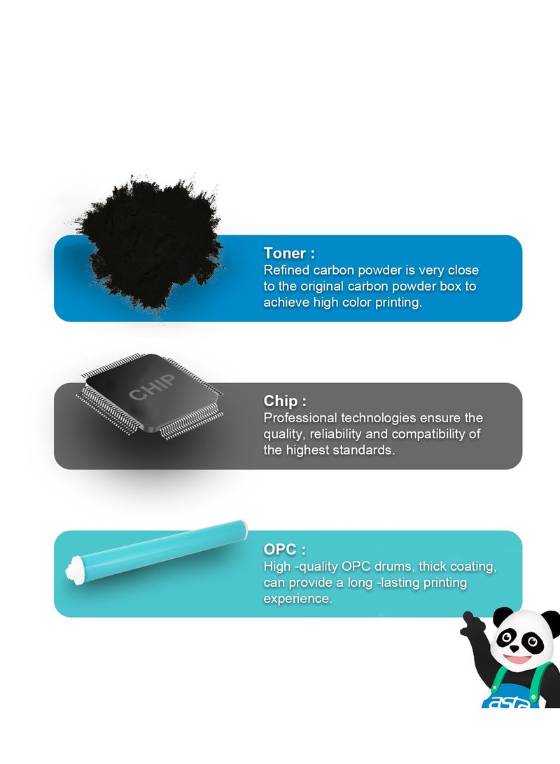 ASTA P1005 Toner Cartridge CB435A 35A Compatible For HP LaserJet P1002 P1003 P1004 P1005 P1006 P1009 Printer 435A 435 Black Premium Office - Image 4