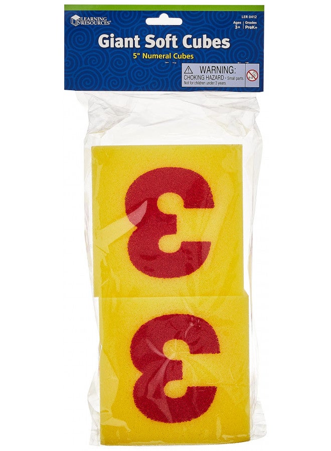 Learning Resources Learning Resources Giant Soft Cubes - Numerals - Image 3