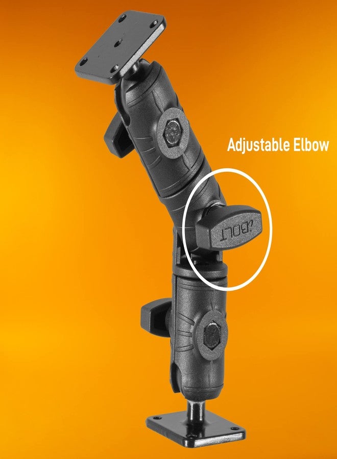 iBOLT Phone Lock'n Dock IncrediBOLT 360- Heavy Duty Industrial Composite Locking Multi-Angle Drill Base Mount for Smartphones- for Trucks/Vehicles/Wall Mount - Image 4