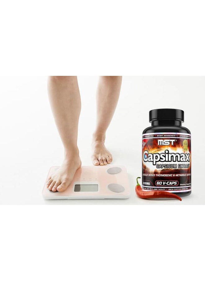 Ever Fairy - Capsimax Supplement 100mg V Capsules, 60 Servings Clinically Dosed Weight Management, Thermogenic, Appetite Control, Calorie Burning, Metabolic Health, Stimulant Free. BSCG Certified - Image 1