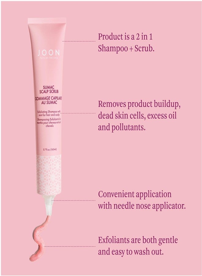 Joon Sumac Scalp Scrub Exfoliating Shampoo, 5.7 fl oz - Image 5