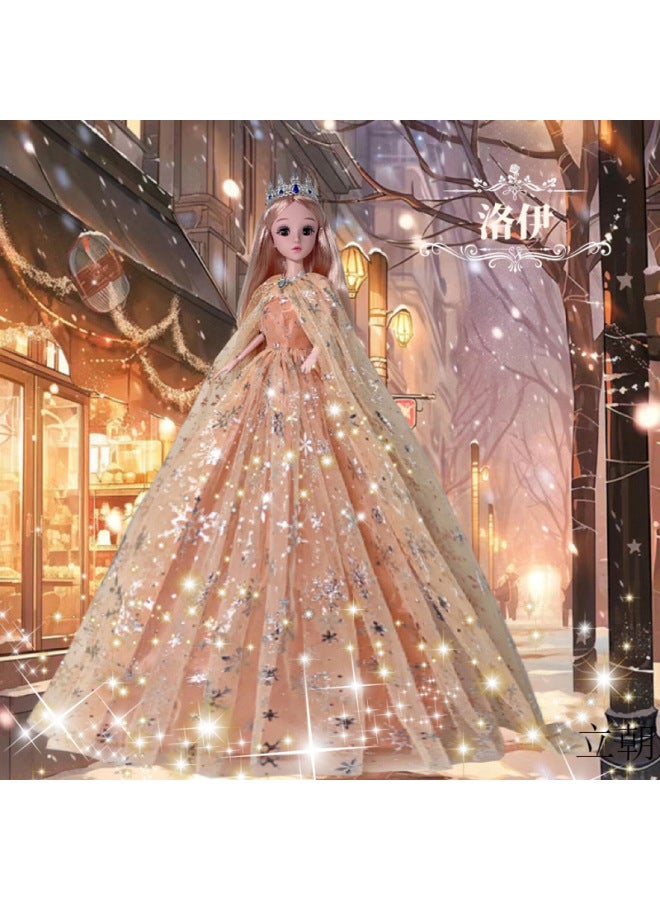 Doll Oversized Smart Doll Suit Girl Princess Dress Up Toy Single Doll Birthday Toy-Colour:Poetry (can Blink)-High:No Music Version + Gift C + 10 Clothes In Total + Gift Box - Image 5