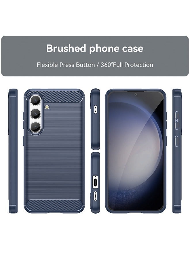 X-level Samsung Galaxy S24 5g Case Cover with Soft TPU Carbon Fiber Texture Anti-Scratch Shockproof Slim Anti-Drop Bumper Back Cover Comfortable Touch shell Phone Accessory for Galaxy S24 5g - Image 2