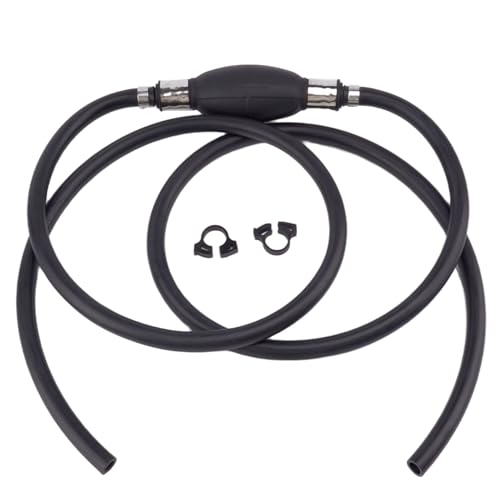 SeaSierra Boat Marine 3/8 Inch 10MM 7.5 FT Universal Fuel Line Hose Kit with Primer Bulb and Steel Hose Clamps for Yamaha Mercury Johnson Evinrude Outboard Motor - Image 3