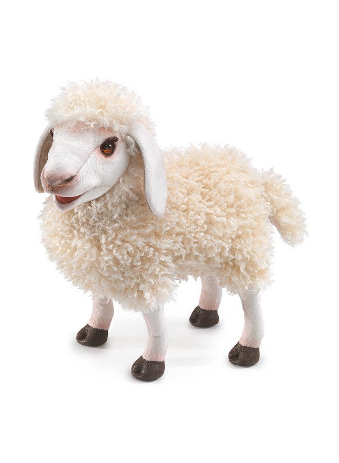 Folkmanis Woolly Sheep Hand Puppet, Cream; White, 1 ea - Image 1