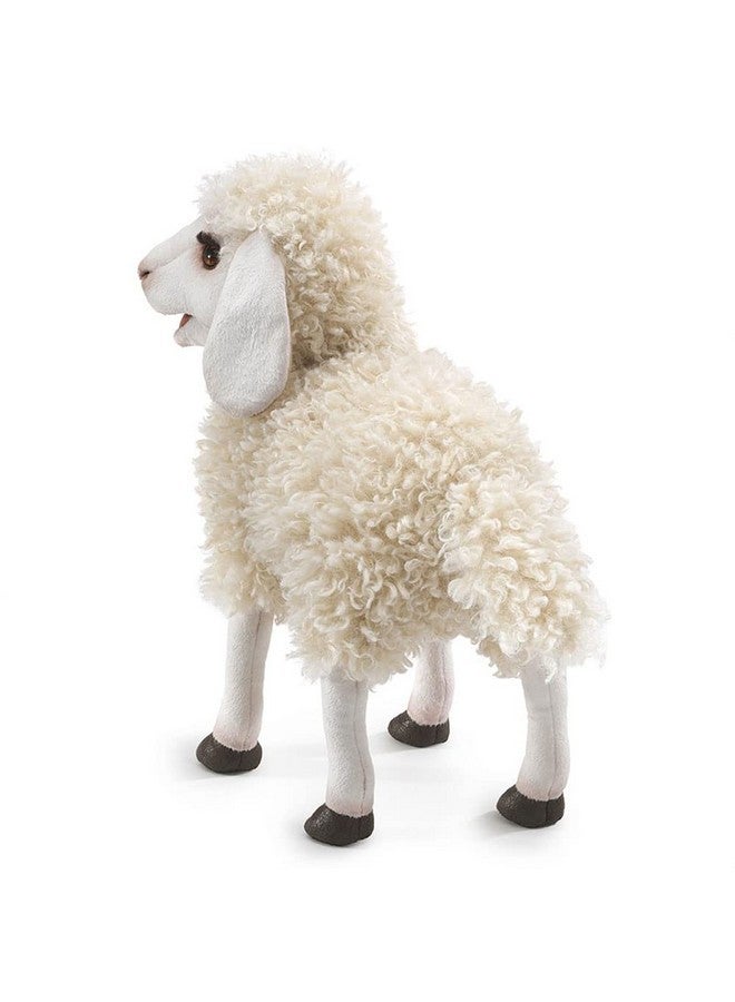 Folkmanis Woolly Sheep Hand Puppet, Cream; White, 1 ea - Image 4