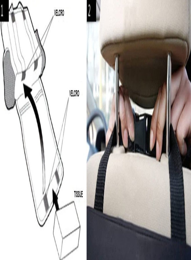 Autoark AK-002 Car Seat Back Organizer, Multi-Pocket Travel Storage Bag(Heat-Preservation) - Image 5
