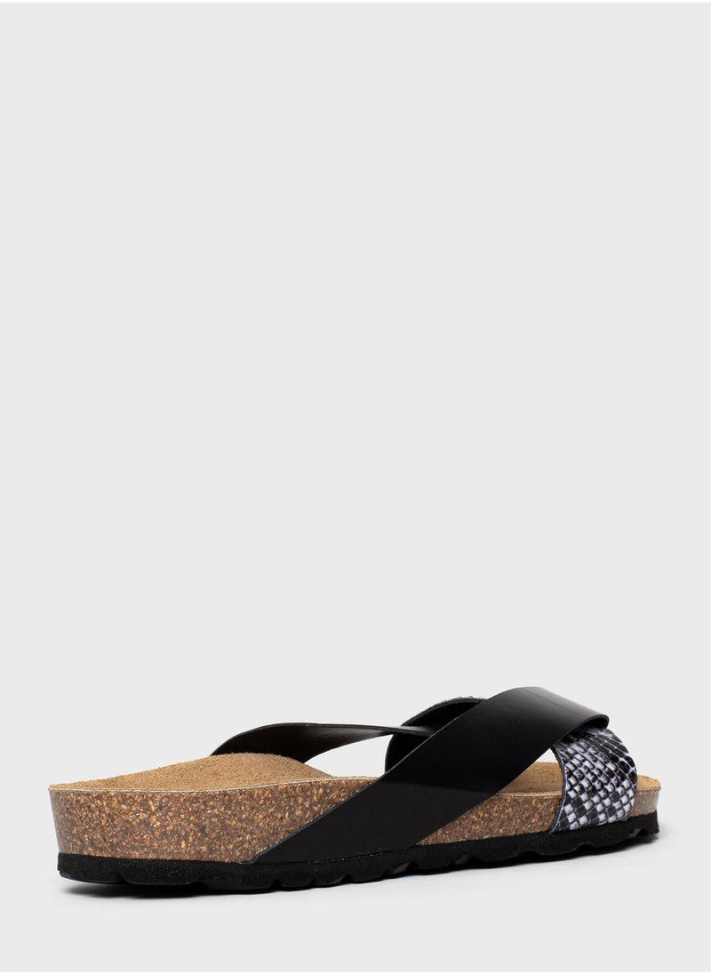 BAYTON - Mildura Flat Sandals - Image 1