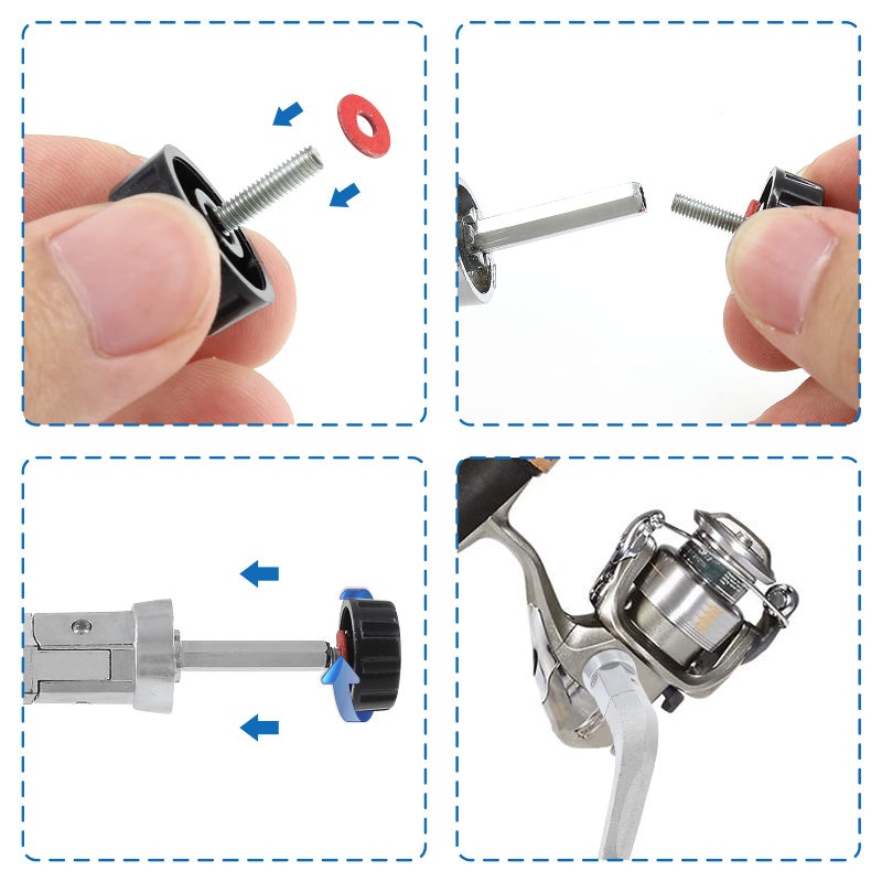 Cionyce Fishing Reel Rotary Knob Power Handle, Fishing Spinning Reel Handle for Fishing Handle Replacement Parts - Image 3