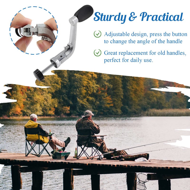 Cionyce Fishing Reel Rotary Knob Power Handle, Fishing Spinning Reel Handle for Fishing Handle Replacement Parts - Image 5