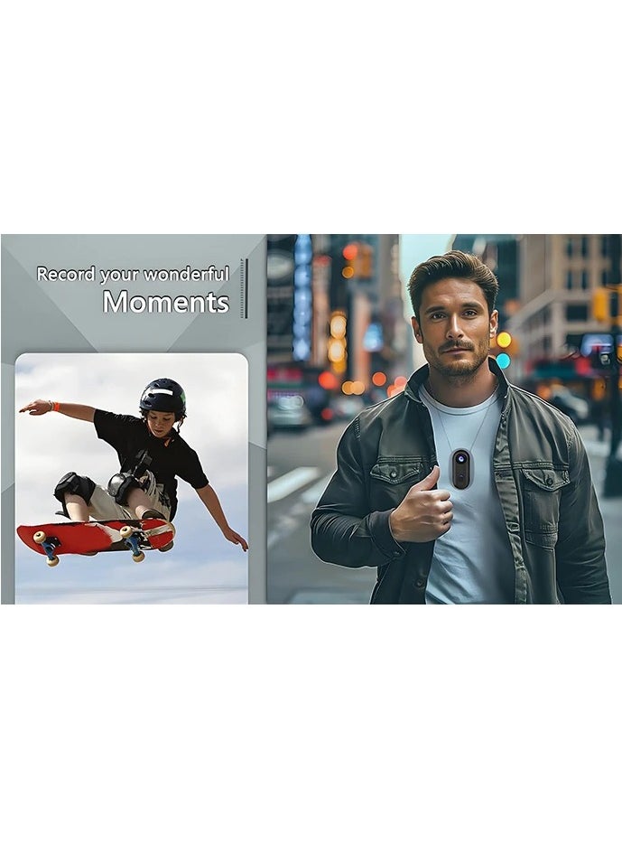 Wayward Rascals Mini 1080P Action Camera with Wi-Fi, Sports Camera, 120° Wide Angle Lens, Magnetic Strap, Back Clip, Waterproof Case, 64GB TF Card - White  - Image 2