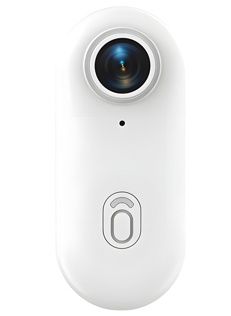 Wayward Rascals Mini 1080P Action Camera with Wi-Fi, Sports Camera, 120° Wide Angle Lens, Magnetic Strap, Back Clip, Waterproof Case, 64GB TF Card - White  - Image 1