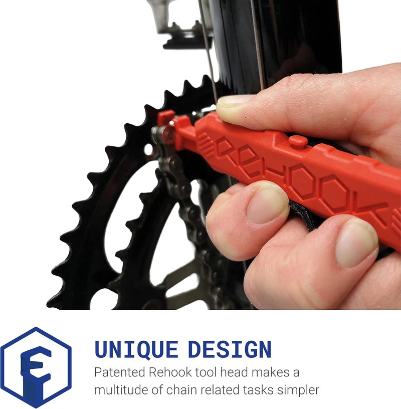 Rehook Colour - Get Your Chain Back on Your Bike in 3 Seconds. Without The Mess - Perfect Xmas Stocking Filler RED - Image 4