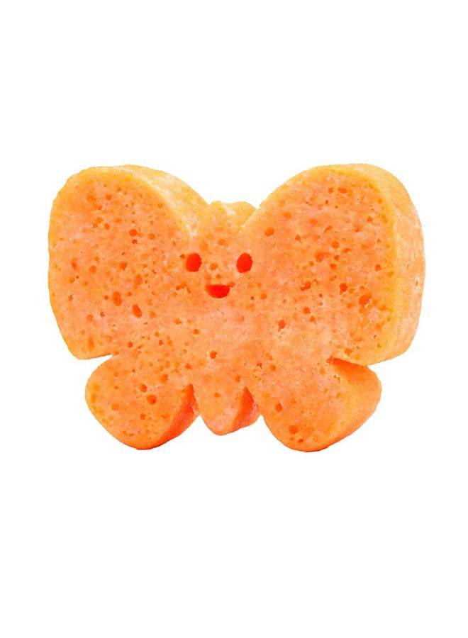 spongelle Strawberry Cream Butterfly Body Wash Infused Buffer 70g (Multi Use) - Image 1