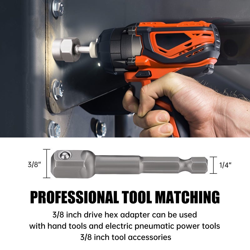 Bolt Extractor Tool Set: 14-Piece Silver High Hardness Chrome Molybdenum Steel - Precision Engineered Tight Grip Nut & Bolt Remover Kit for Damaged Rusted Frozen Fasteners with Storage Case - Image 5