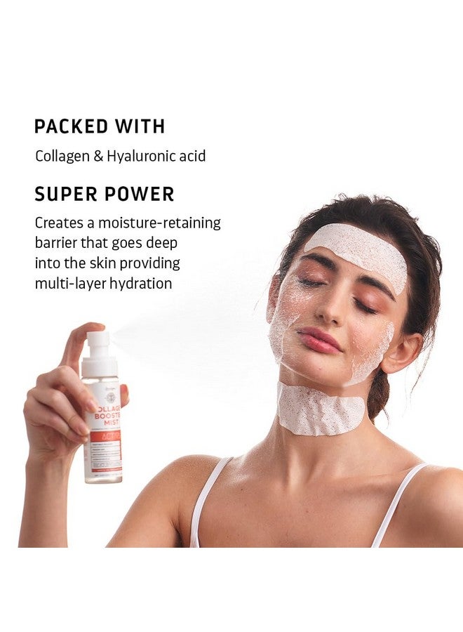 Indulgeo ESSENTIALS Melting Collagen Sheet Mask For Hydrated & Tightened Skin | Set Of 2 Full Face Pack Mask Reduces Self-Dissolving Korean Sheet Mask With Collagen & Hyaluronic Acid (Only Mask) - Image 4