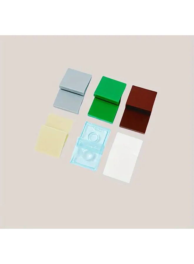 2x2 White Flat Bricks Street View Garden Building Blocks Educational Creative Play Set Ages 3 6 - Image 3