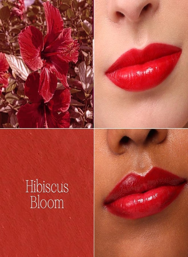 Kiro Fleur Serum Lip Balm - Hibiscus Bloom, 2g | Hydrating Tinted Lip Balm with Hyaluronic Acid, Floral Oils & Shea Butter | Nourishing, Softening & Dewy Lip Care - Image 3