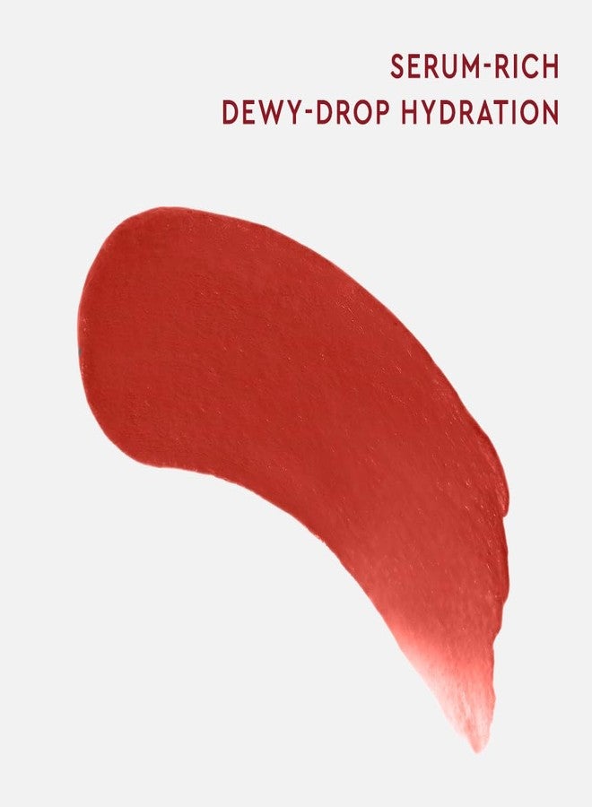 Kiro Fleur Serum Lip Balm - Hibiscus Bloom, 2g | Hydrating Tinted Lip Balm with Hyaluronic Acid, Floral Oils & Shea Butter | Nourishing, Softening & Dewy Lip Care - Image 2