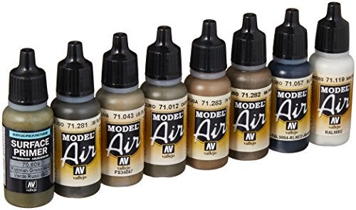 Vallejo فاليجو - مجموعة ألوان التمويه السوفيتي من الحرب العالمية الثانية | طلاء أكريليك | مجموعة ألوان AFV لإعادة تمثيل التاريخ مع أصباغ بجودة الفنان | 8 زجاجات × 17 مل (0.57 أونصة سائلة) - Image 3