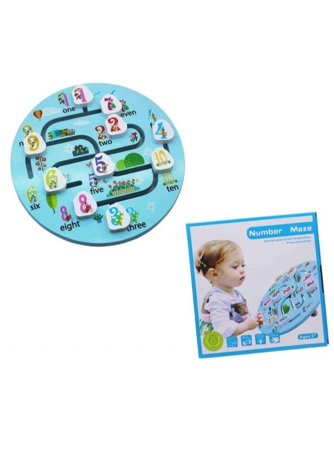 Safwa Toys Children's toy, W27-28, circular number maze from Al Safwa Toys  - Image 1