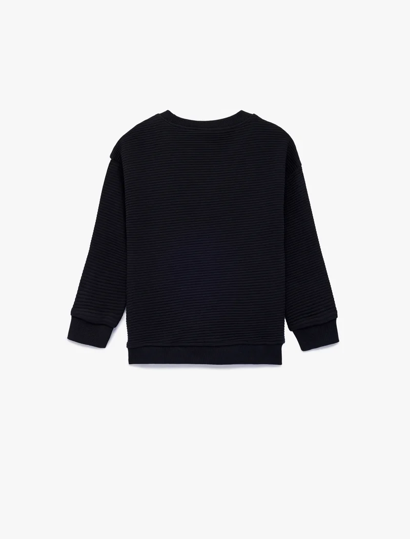 KOTON Cotton Oversize Sweatshirt
