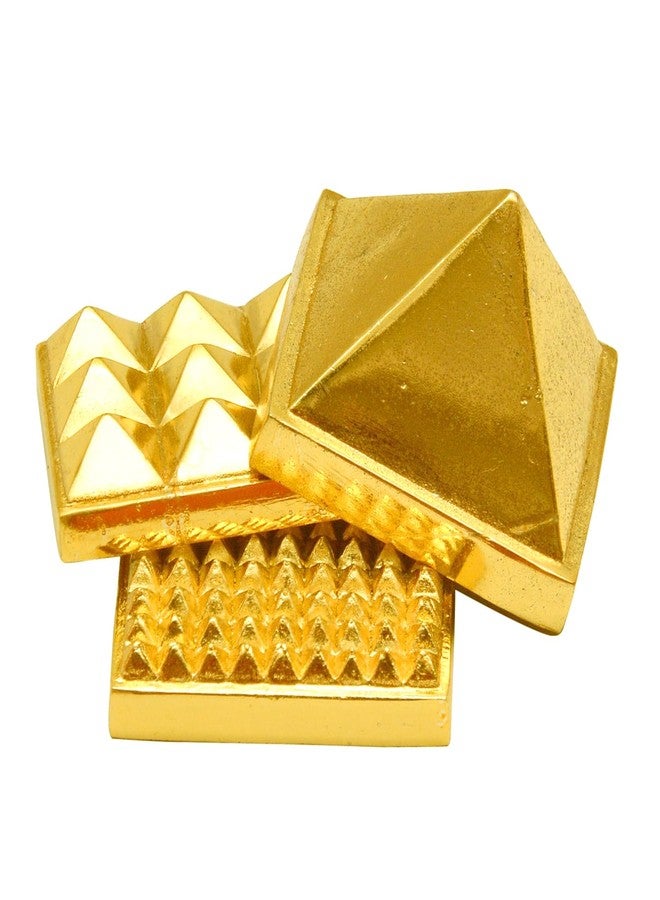 DealFry® Vastu Pyramid That Spreads Positive Vibes, 3 Layer Metal Pyramid for Home & Office Feng Shui Products, Made in India Best for Gifting (Metal, Small) - Image 3