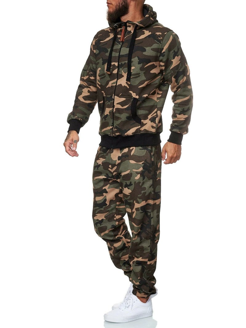 HHGKED Sweat suits men Tracksuits 2 Piece sets Athletic Jogging suits Casual Outfits for men - Image 3