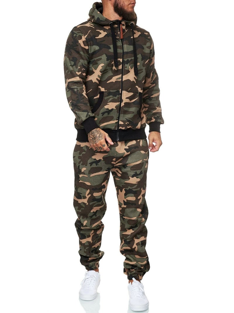 HHGKED Sweat suits men Tracksuits 2 Piece sets Athletic Jogging suits Casual Outfits for men - Image 1
