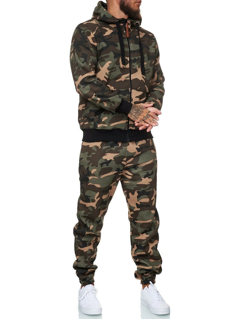 HHGKED Sweat suits men Tracksuits 2 Piece sets Athletic Jogging suits Casual Outfits for men - Image 2