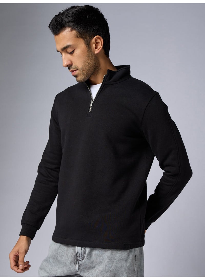 XYXX Men's IntelliSmooth Pulse Relaxed Fit Half-Zip Long sleeve Sweatshirt For Men - Image 5