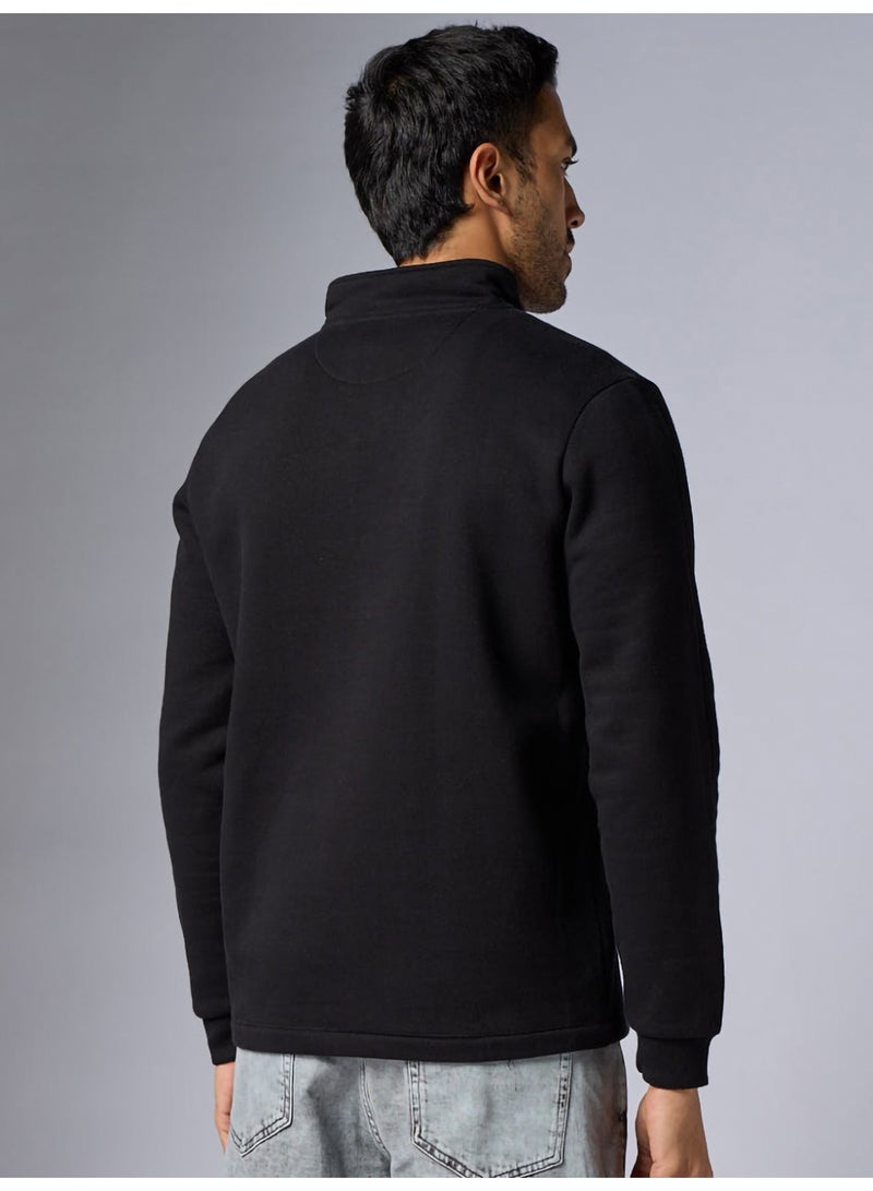 XYXX Men's IntelliSmooth Pulse Relaxed Fit Half-Zip Long sleeve Sweatshirt For Men - Image 3