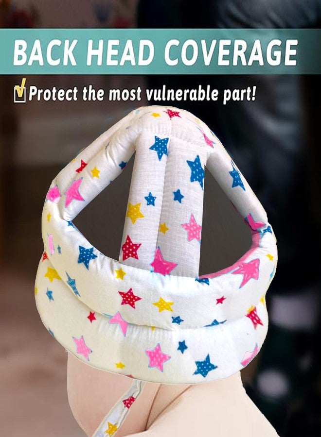 Vparents Joy Baby Head Protector for Safety of Kids 6M to 3 Years- Baby Safety Helmet with Proper Air Ventilation & Corner Guard Protection (Pink) - Image 3