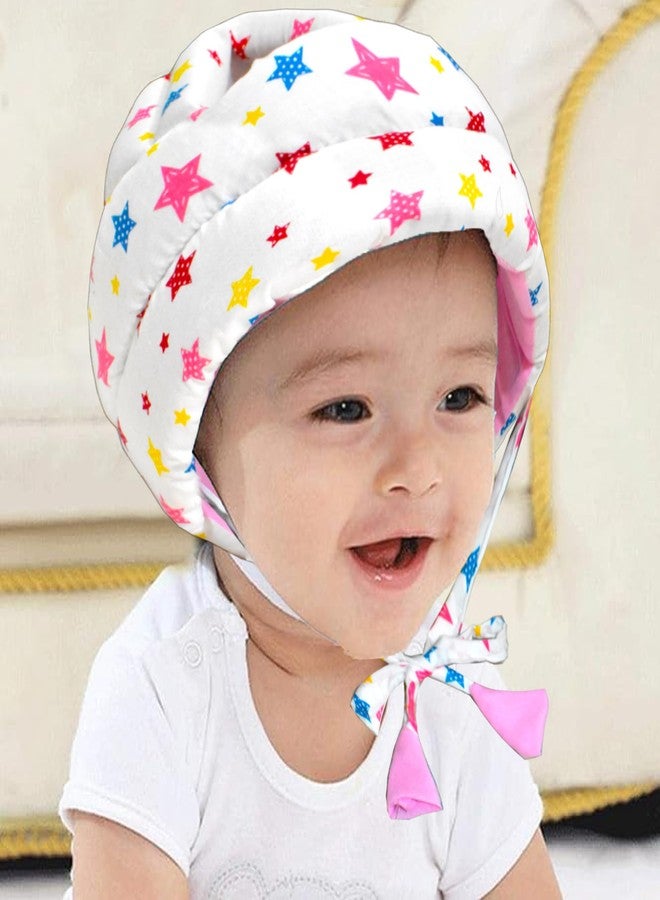 Vparents Joy Baby Head Protector for Safety of Kids 6M to 3 Years- Baby Safety Helmet with Proper Air Ventilation & Corner Guard Protection (Pink) - Image 2