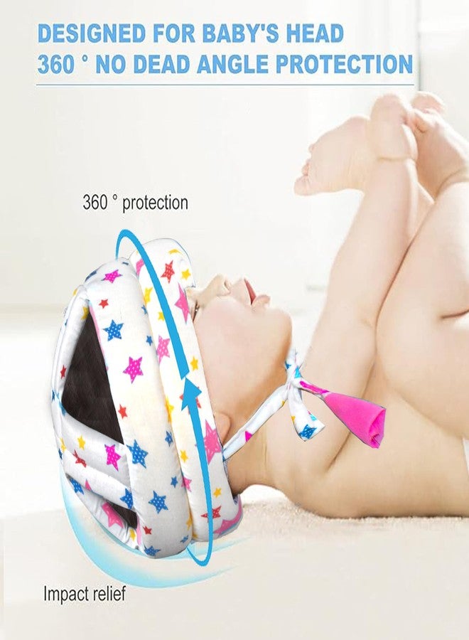 Vparents Joy Baby Head Protector for Safety of Kids 6M to 3 Years- Baby Safety Helmet with Proper Air Ventilation & Corner Guard Protection (Pink) - Image 5
