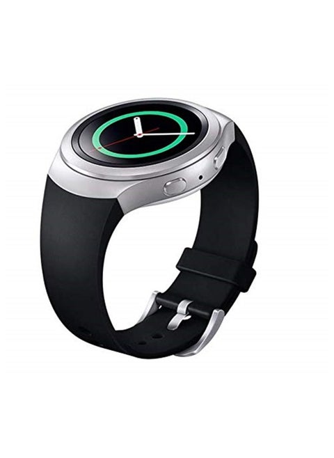 Black Silicone Watch Band Strap for Samsung Galaxy Gear S2 SM-R720