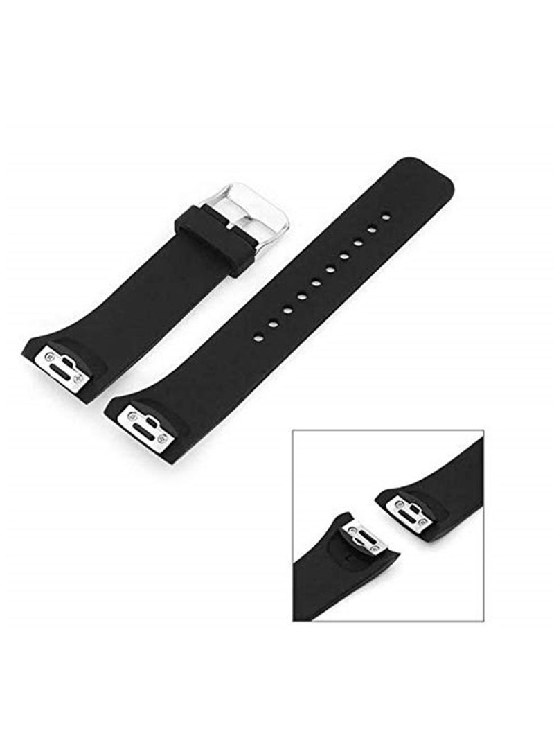 Black Silicone Watch Band Strap for Samsung Galaxy Gear S2 SM-R720 - Image 4