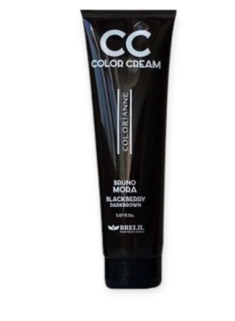 Brelil CC Cream Hair Dye - Dark Brown, 150 ml