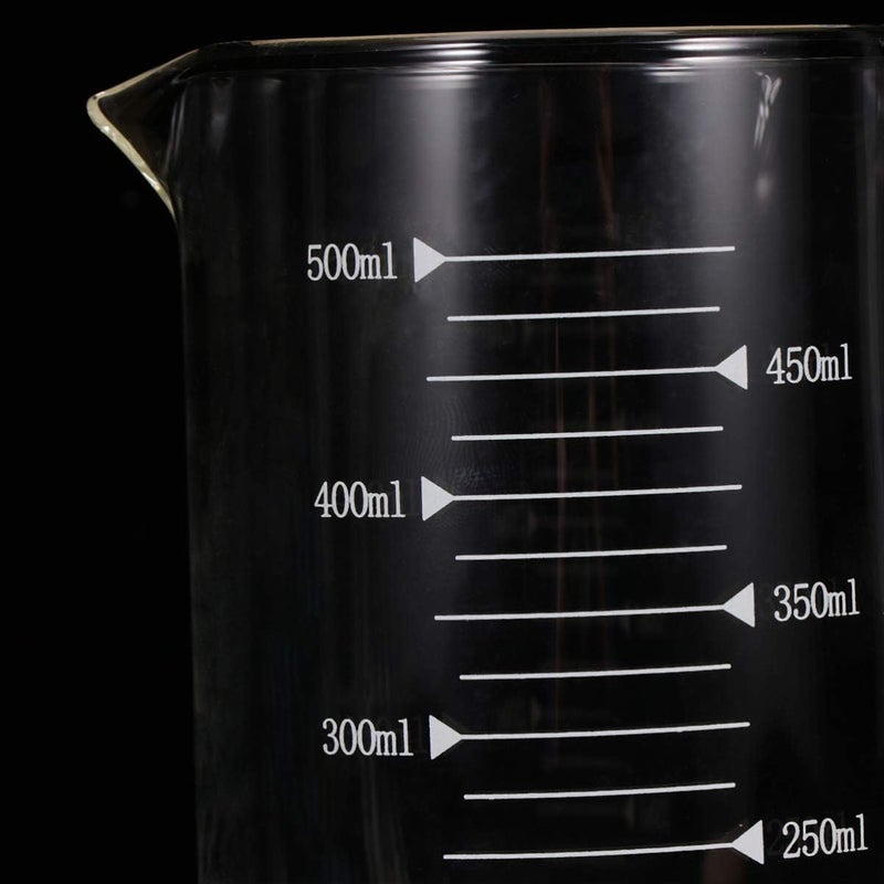 comfrt 500ml glass measuring cup Large Glass Pitcher with Lid Scale Heat Resistant Hot Cold Water Carafe Water Jug for Juice Beverage Jar Ice Tea large capacity teapot Kettle portable measuring cup - Image 3