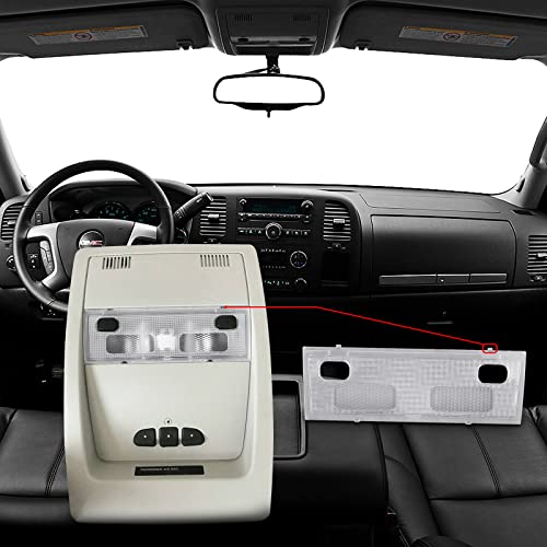 MbuyDIY Interior Map Dome Light Cover Clear Lens Overhead Console reading lamp Compatible with 2007-2013 Chevy Silverado GMC Sierra Yukon Tahoe Escalade Suburban Avalanche - Image 2