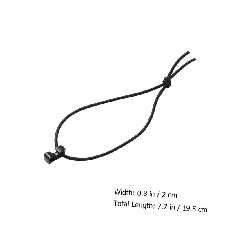 30 Pcs Black Elastic Hook Clips For Backpack Webbing Outdoor Gear Organization - Image 5