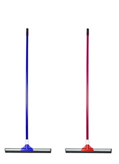 Lavish Pack of 2 Heavy Duty Metal Blade Floor Wiper With Stick  - Image 1