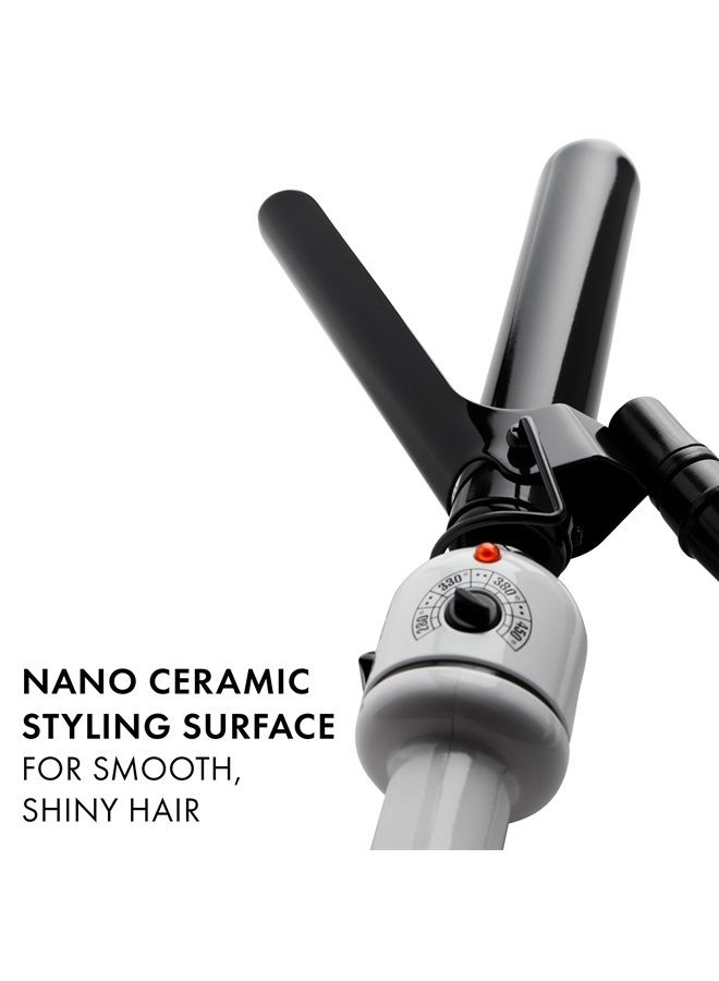 Hot Tools Professional Nano Ceramic Marcel Curling Wand, White & Black, 1" - Image 4