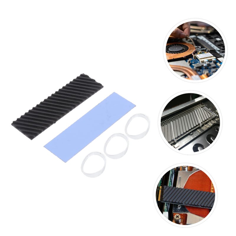 مشتت حرارة منخفض المظهر M.2 2280 من الجرافين النحاسي لـ SSD لأجهزة الكمبيوتر المخصصة للألعاب مع توصيل حراري فعال - Image 3