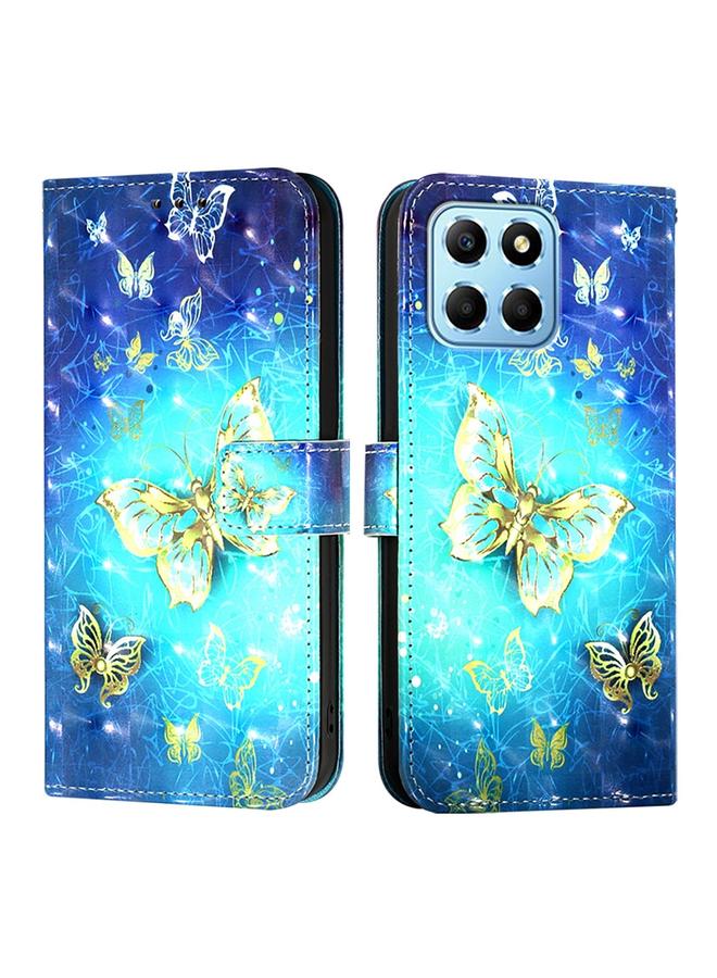 اس-توب جراب هاتف جلدي بتصميم أفقي ثلاثي الأبعاد لهاتف Honor X8 5G / X8a / X6 / X6s - Image 2