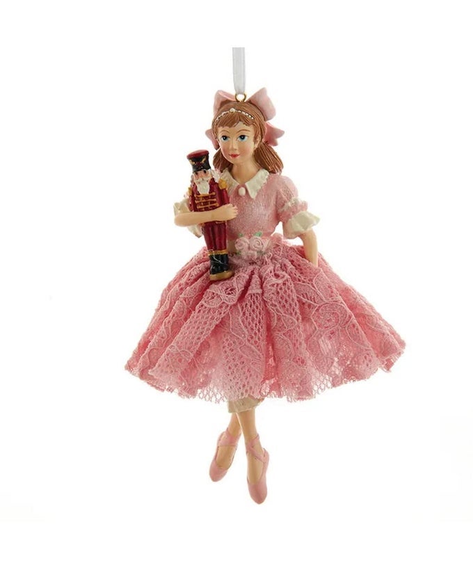 BALLERINA CLARA ORNAMENT 5 NUTCRACKER BALLET CHRISTMAS ORNAMENT GIFT FOR DANCERS