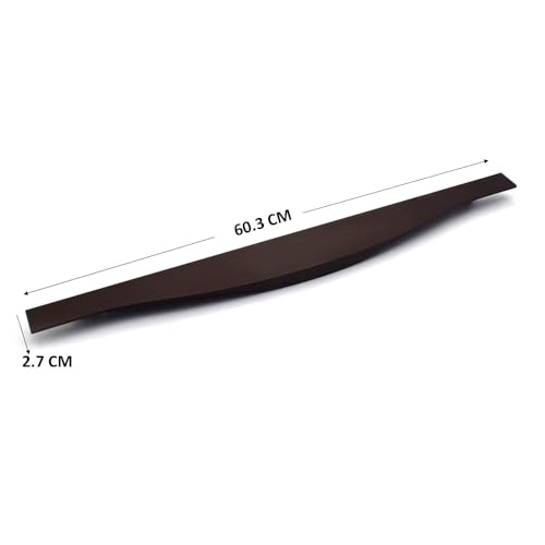 RAB Handle Aluminum Kitchen and Office Drawer/Cabinet/Door/Wardrobe/Profile Handle (Code:- Hand F 125, Finish:- Black, Size:- 24") - Image 2